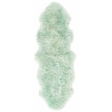 Genuine Luxury Sheepskin Plain Super Soft Long Haired Natural Wool Mint Rug-Origins-Rug Love - The Most Loved Rug Store